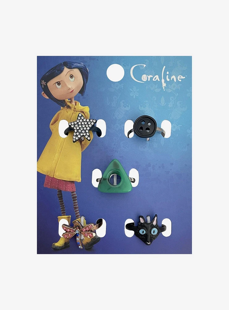 Coraline Icon Ring Set