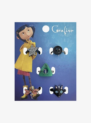 Coraline Icon Ring Set