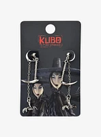 Kubo And The Two Strings The Sisters Scythe & Claw Drop Earrings