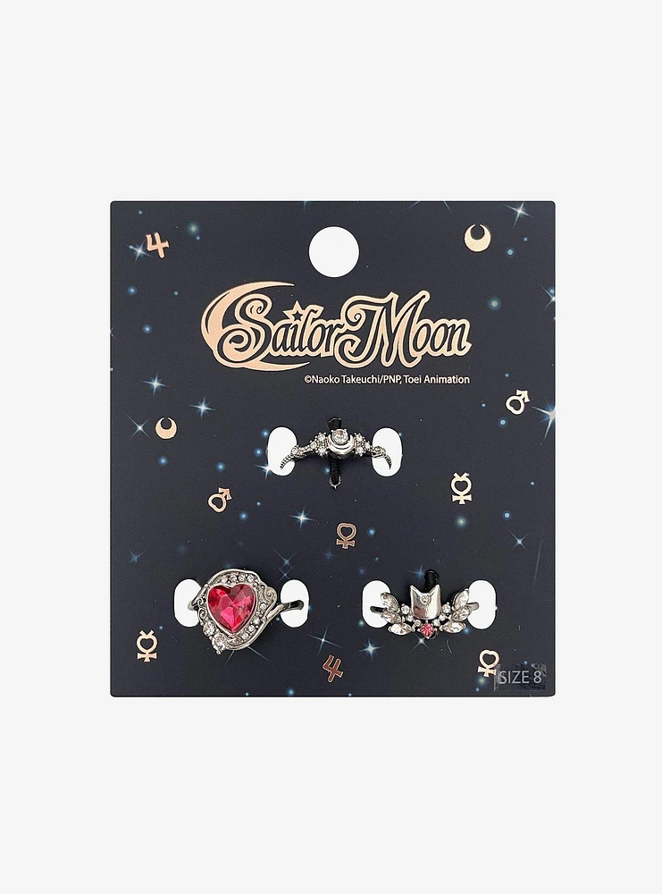 Pretty Guardian Sailor Moon Icons Ring Set