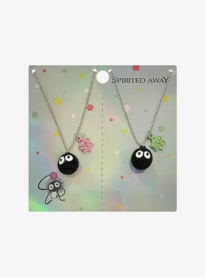 Studio Ghibli® Spirited Away Soot Sprite Candy Bling Best Friend Necklace Set