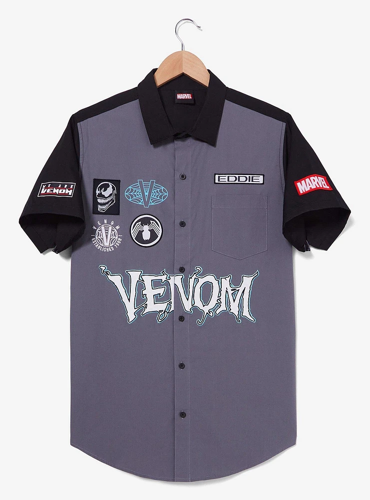 Marvel Venom Icons Woven Button-Up - BoxLunch Exclusive