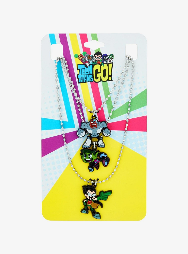 Teen Titans Go! Trio Icon Necklace Set