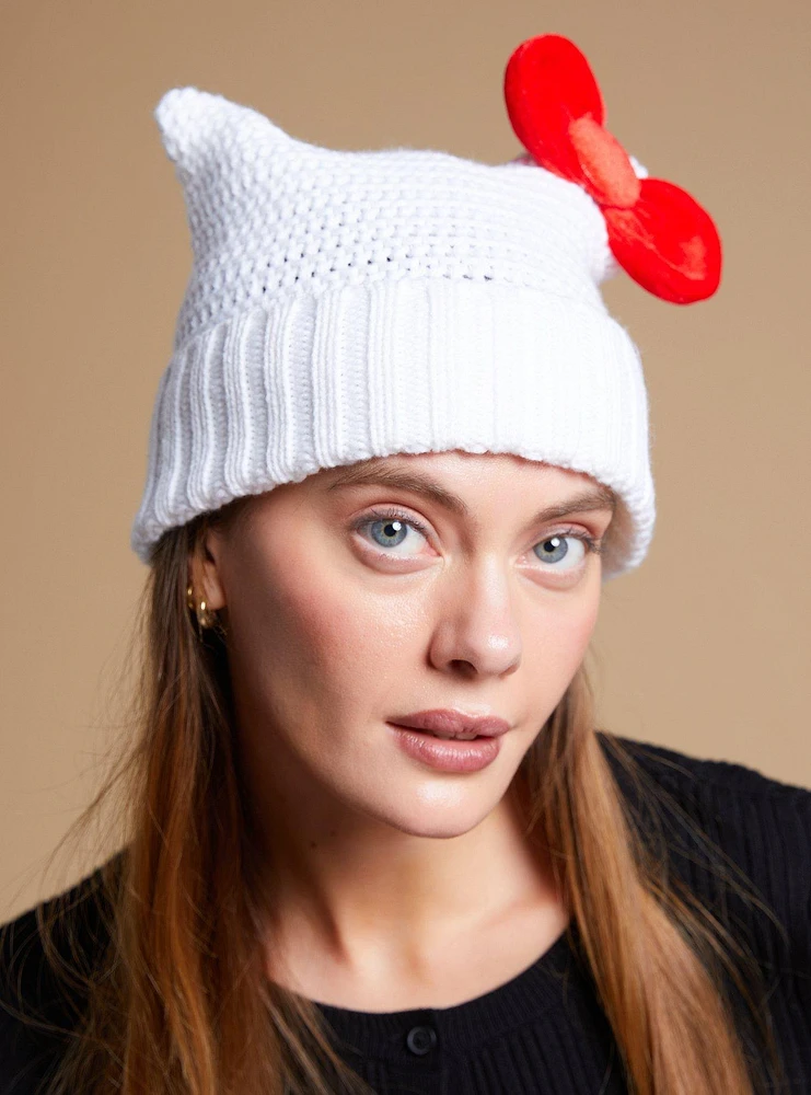 Sanrio Hello Kitty Knit Ears Beanie