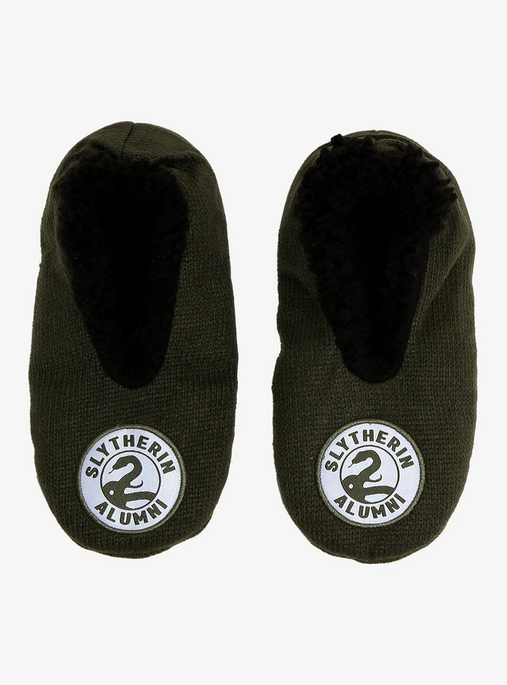 Harry Potter Slytherin Alumni Slipper Socks — BoxLunch Exclusive