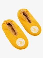 Harry Potter Hufflepuff Alumni Patch Slipper Socks — BoxLunch Exclusive