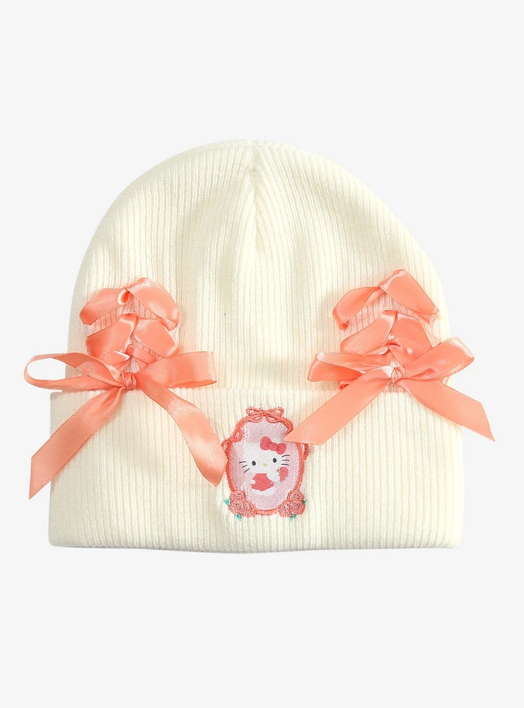 Sanrio Hello Kitty Retro Ribbon Beanie - BoxLunch Exclusive