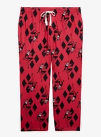 DC Comics Batman Harley Quinn Diamond Allover Print Women's Plus Sleep Pants — BoxLunch Exclusive