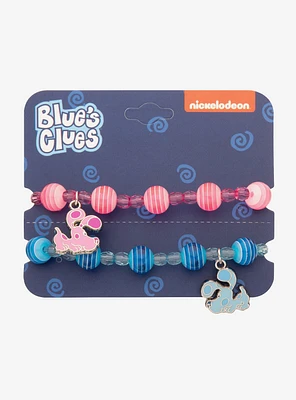 Blue's Clues Magenta & Blue Best Friend Bracelet Set