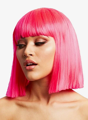 Lola Wig Neon Pink