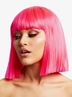 Lola Wig Neon Pink