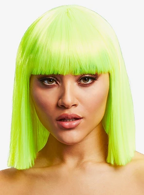 Lola Wig Neon Lime