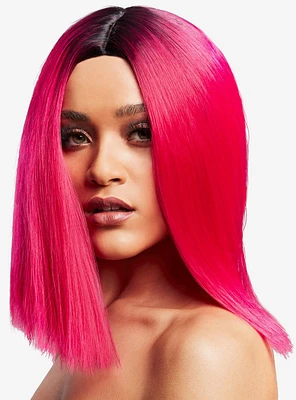 Kylie Wig Two-Toned Blend Magenta Pink