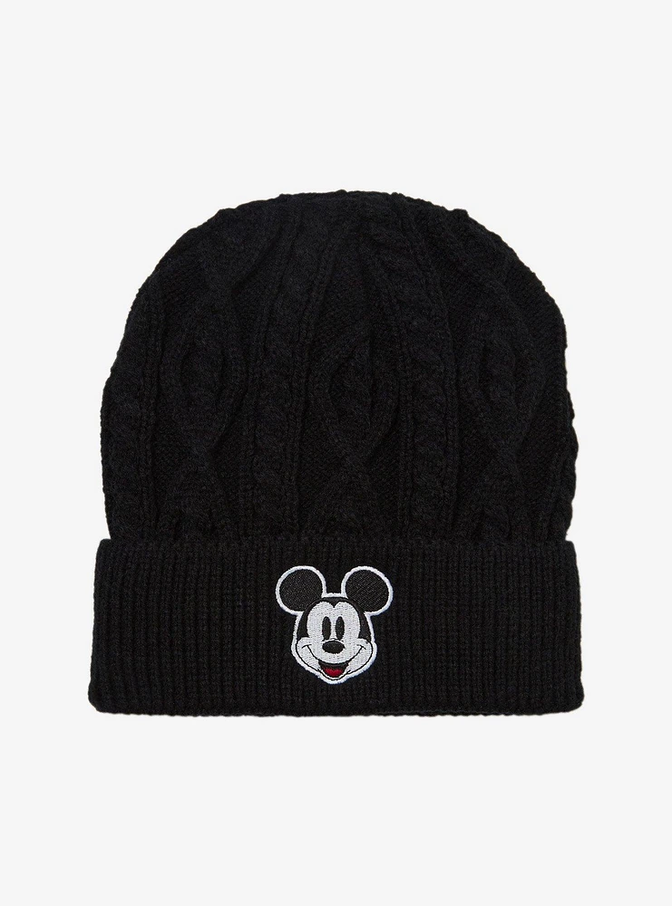 Disney Mickey Mouse Cable Knit Beanie — BoxLunch Exclusive