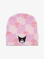 Sanrio Kuromi Skull Checkered Beanie