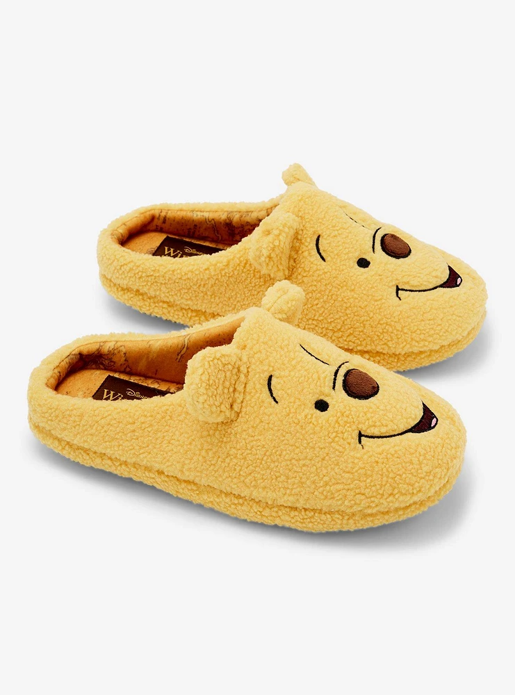 Disney Winnie the Pooh Figural Bear Women's Sherpa Slippers — BoxLunch Exclusive