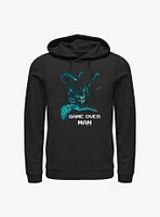 Alien Game Over Man Pixel Hoodie