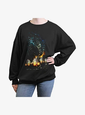 Alien Xenomorph XX121 Girls Oversized Sweatshirt