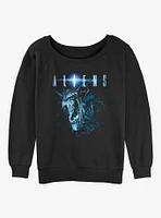 Alien Queen Girls Slouchy Sweatshirt