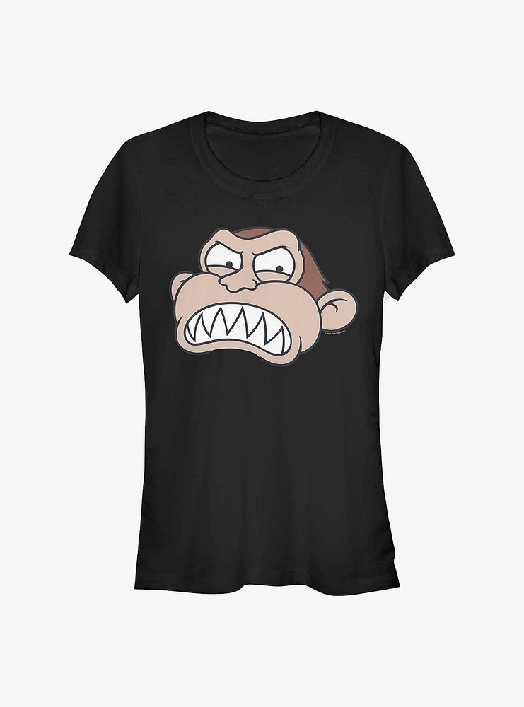 Family Guy Evil Monkey Face Girls T-Shirt