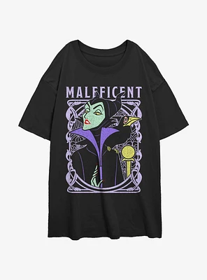 Disney Sleeping Beauty Maleficent Color Girls Oversized T-Shirt