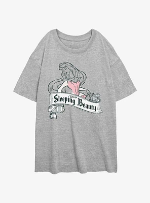 Disney Sleeping Beauty Antique Aurora Girls Oversized T-Shirt