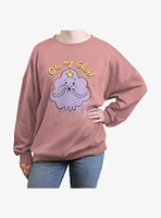 Adventure Time Oh My Glob Girls Oversized Sweatshirt