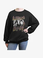 Disney Princesses Sleeping Beauty Girls Oversized Sweatshirt