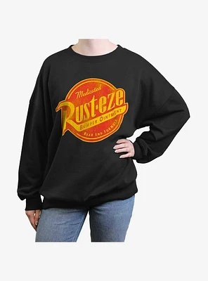 Disney Pixar Cars Rusteze Logo Girls Oversized Sweatshirt