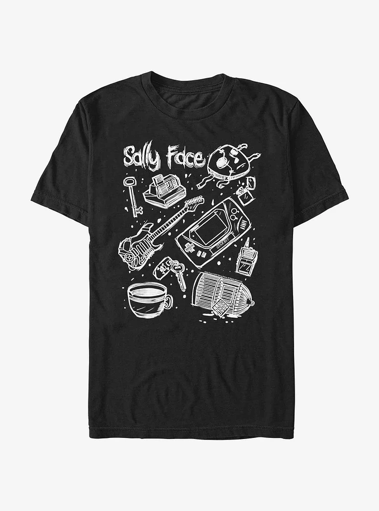 Sally Face Doodle T-Shirt