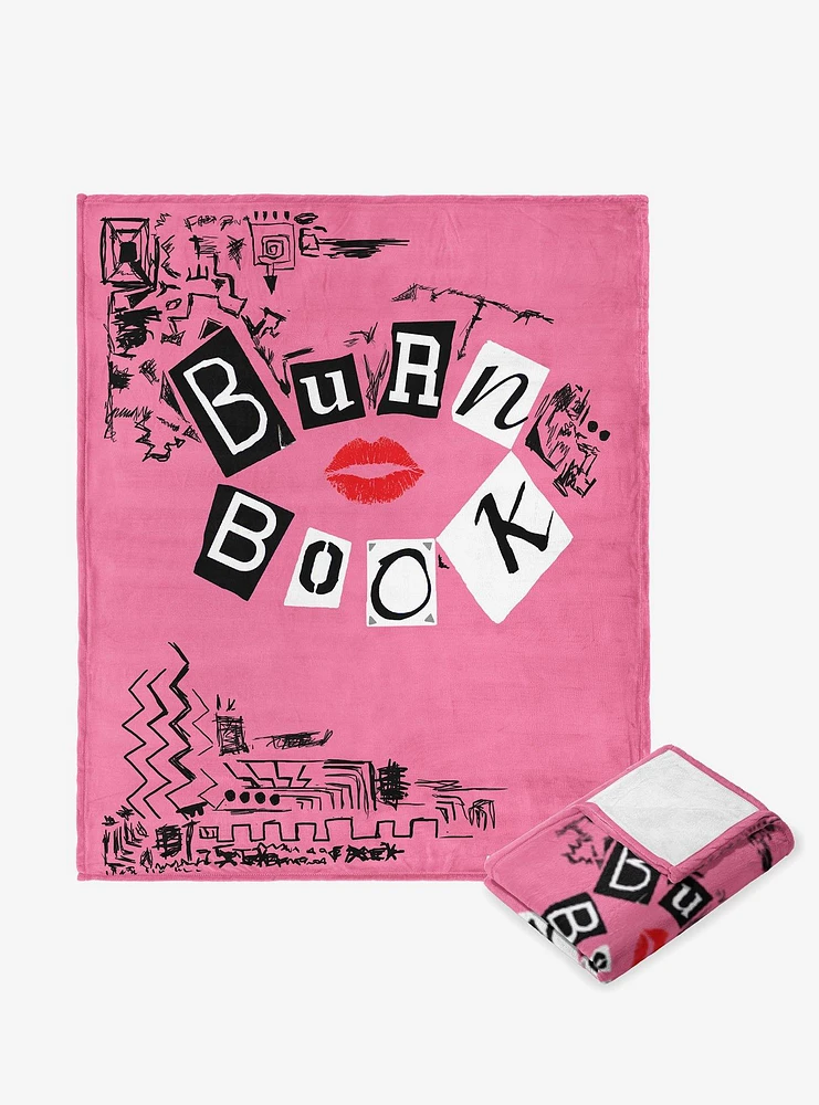 Mean Girls Burn Book Silk Touch Blanket