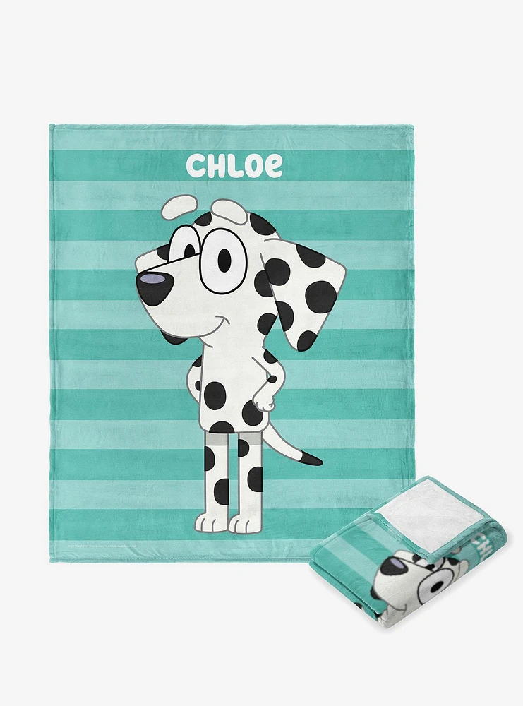 Bluey Roll Call Chloe Silk Touch Blanket