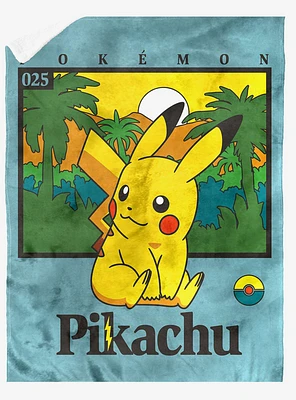 Pokémon Pikachu's Adventure Mink Sherpa Blanket