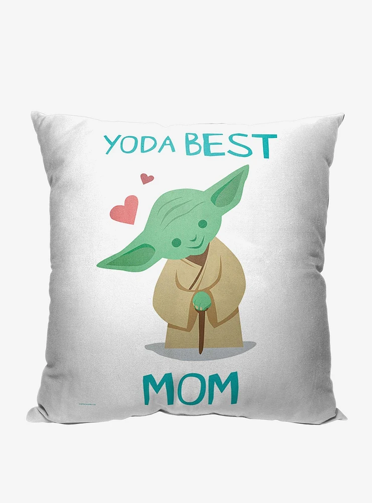 Star Wars Classic Yoda Best Mom Printed Pillow