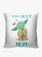 Star Wars Classic Yoda Best Mom Printed Pillow