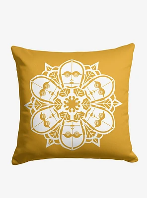 Star Wars Classic C3P-Snow Printed Throw Pillow