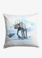 Star Wars Classic Reindeer Walker Printed Throw Pillow