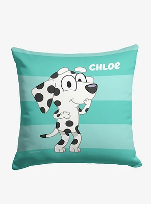 Bluey Roll Call Chloe Printed Throw Pillow