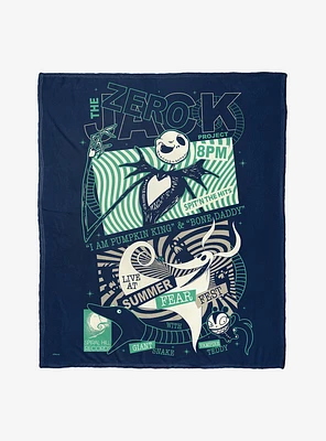 Disney Nightmare Before Christmas Jack Zero Silk Touch Blanket