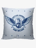 Marvel Captain America Sam Wilson Printed Throw Pillow