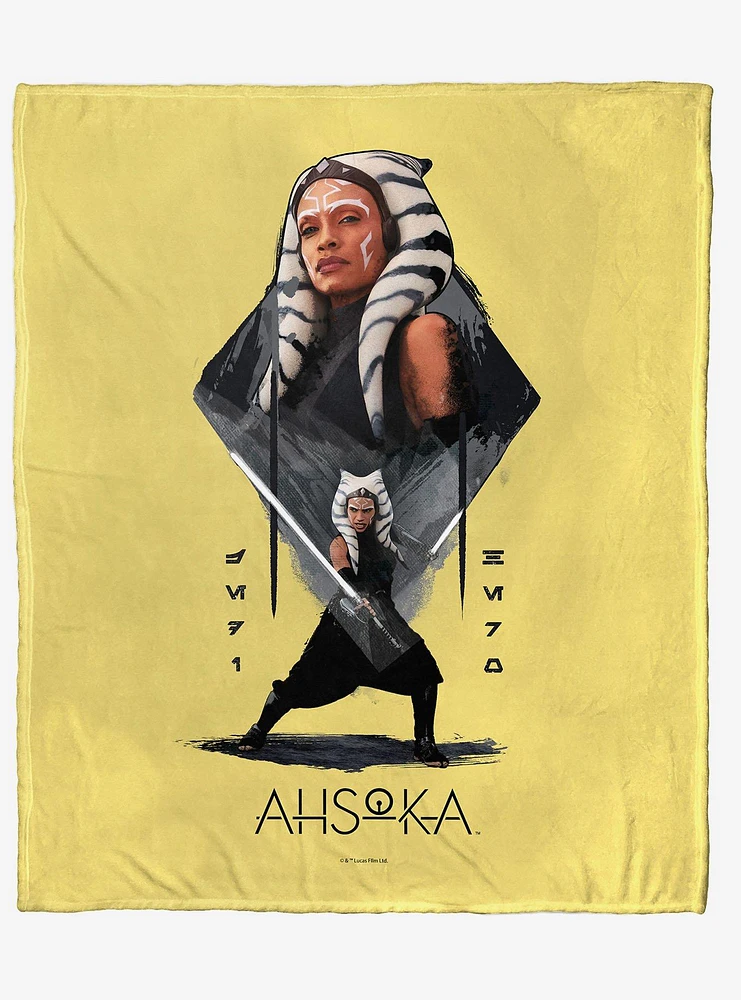 Star Wars Ahsoka Galactic Investigation Silk Touch Blanket