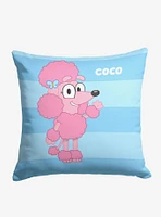 Bluey Roll Call Coco Printed Throw Pillow