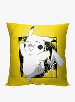 Pokémon Horray Pikachu Printed Throw Pillow