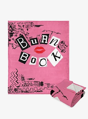 Mean Girls Burn Book Silk Touch Sherpa Blanket