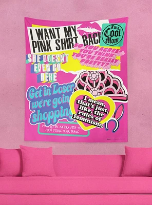 Mean Girls Girl Talk Printed Wall Tapestry