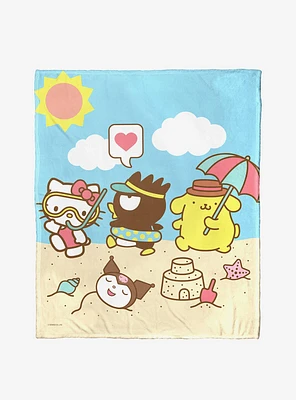 Hello Kitty Beachside Fun Silk Touch Blanket