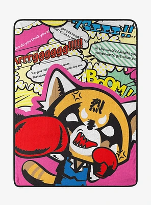 Aggretsuko Boom Micro Raschel Blanket