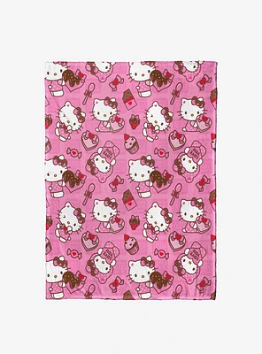 Hello Kitty Love You Much Silk Touch Blanket