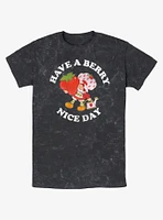 Strawberry Shortcake Berry Nice Day Mineral Wash T-Shirt