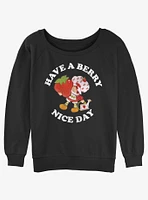 Strawberry Shortcake Berry Nice Day Girls Slouchy Sweatshirt